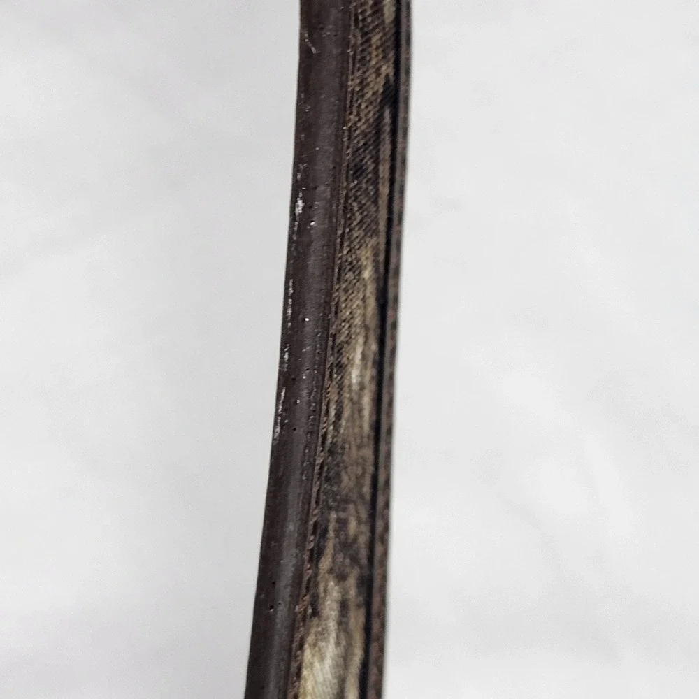 Realtree Belt Mens XL 42-44 Camouflage Brown Leather Reversible Hunting Gunmetal